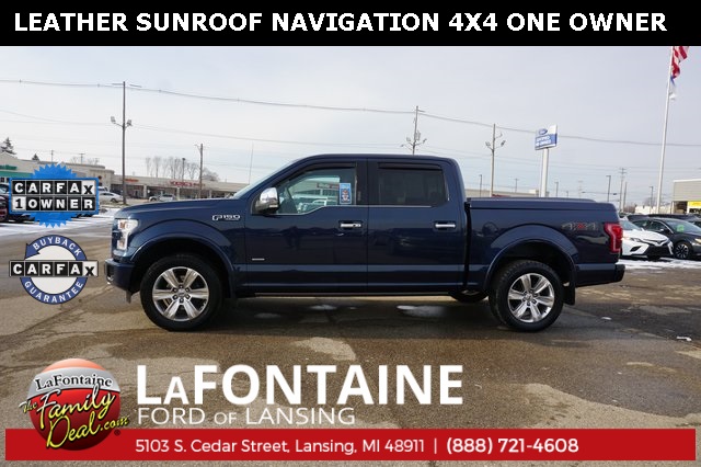 Pre Owned 2015 Ford F 150 Platinum With Navigation 4wd